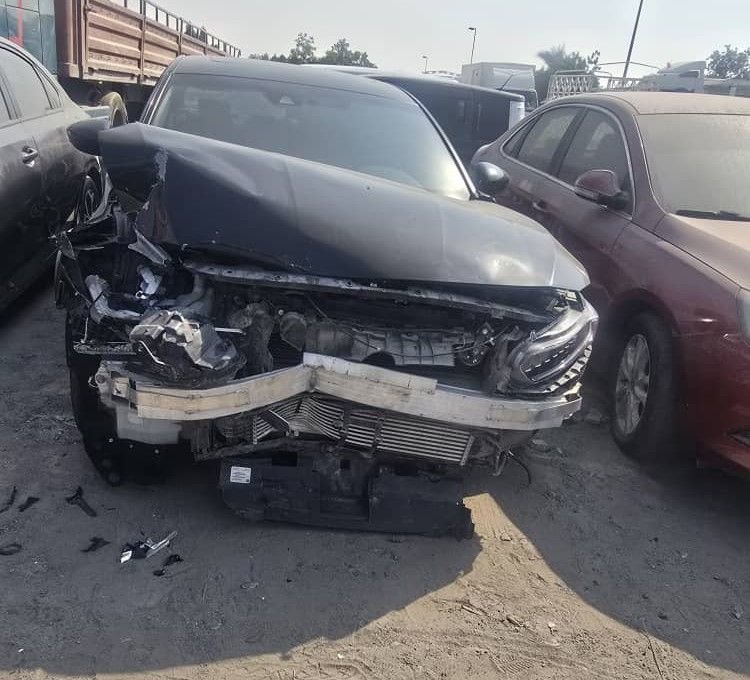 قبل — إصلاح حادث أمامي — هوندا أكورد